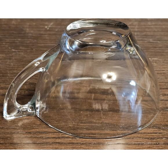 VTG INDIANA GLASS Snowflake T Set for 4 Smartset Snack Atomic hinde & Daucn 1960 - Picture 8 of 10